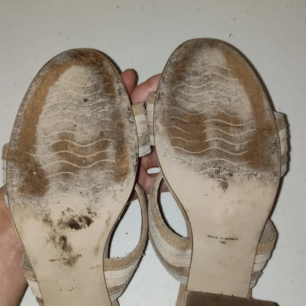 Matisse Bonita Open Toe Heeled Tan Sandal Size 7 Womens